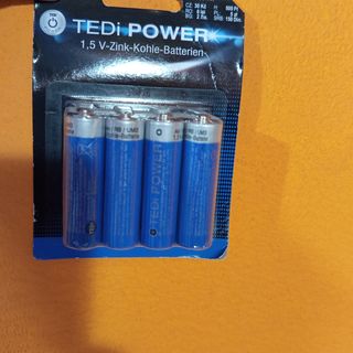 Tedi powder 1.5 v zink kohle batteries 8×AA