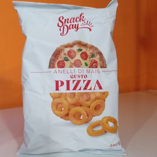 Snack Day anelli Di mais gusto PIZZA 200gm