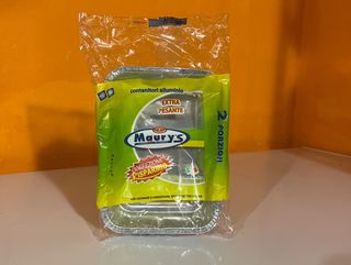 Contenitore alluminio 2 porzione 6pz