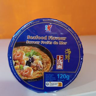 Instant noodles seafood flavour saveur fruits de mer 120g 