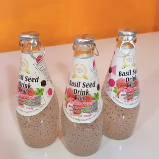 Basil Seed Drink with LYCHEE flavour 