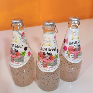 Basil Seed Drink with LYCHEE flavour 
