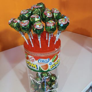 VIDAL filled with bubble gam ZOOM WATERMELON 