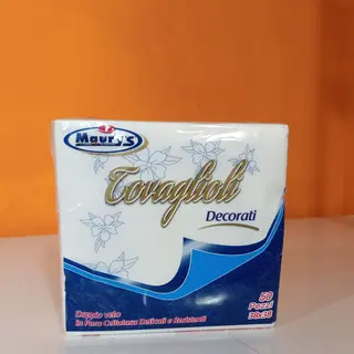 Tovaglioli decorati 50 pezzi