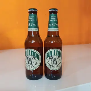 Bullbog strong lager alcohol 8.7 vol