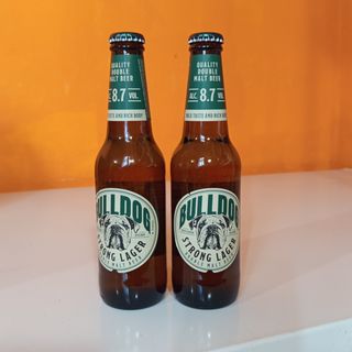 Bullbog strong lager alcohol 8.7 vol