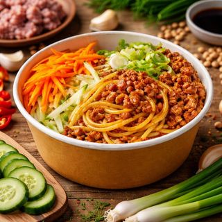 51. Zhajiang mian (Beijing noodles) 