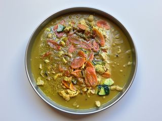 Spezzatino di pollo al curry gluten-free