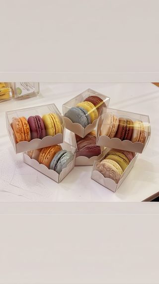 Box macarons 3 pezzi