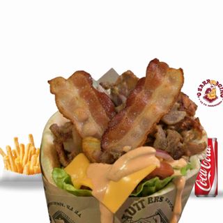 'O Sarracino Menu Crispy Bacon Kebab