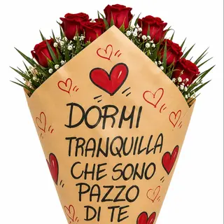 Fascio con dedica 12+1blu