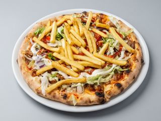 Pizza kebab completa
