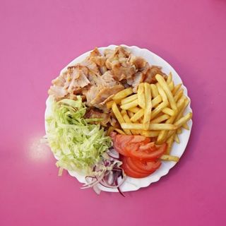 Menu Piatto kebab pane