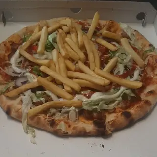 Pizza kebab completa