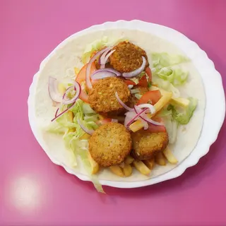 Piadina falafel