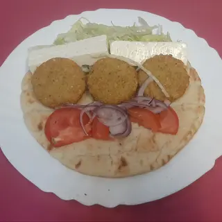 Pita falafel