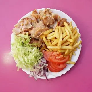 Menu Piatto kebab e pane