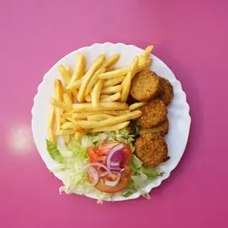 Menu Piatto falafel e pane