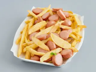 Patatine fritte e wurstel CIRCA 250 GR