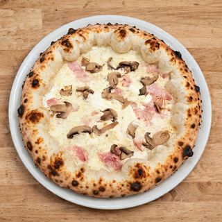 Panna prosciutto e funghi