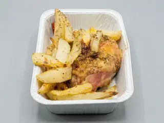 Coscetta di pollo con patate