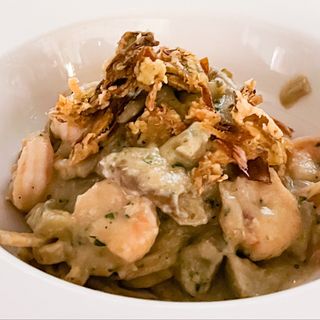 Scialatielli Carciofi e Gamberi