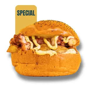 Panino Polpo PROVOLONE