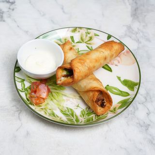 Flautas de pollo