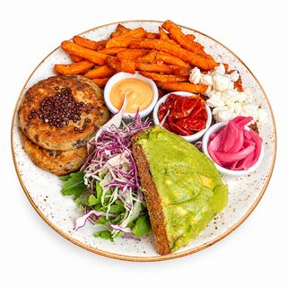 PLANT POWER BRUNCH PLATE