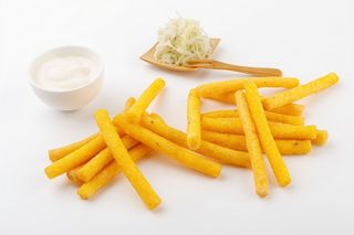 Polentine aromatiche * e crema di formaggio