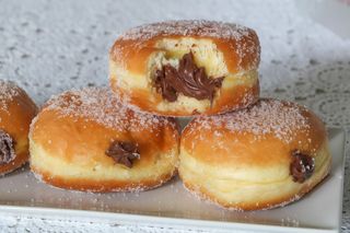Krapfen alla Nutella