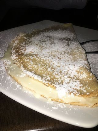 Crepes al cioccolato bianco