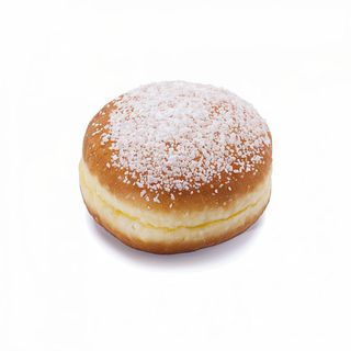 Krapfen col cioccolato bianco