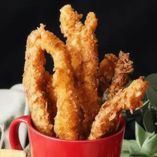 Striscette di pollo