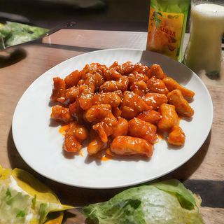 37. Pollo agrodolce