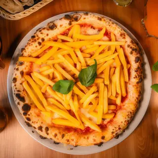 Pizza con Patatine