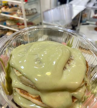 Pancake Galak e pistacchio