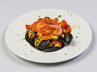Linguine Cozze e Gamberetti
