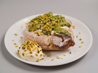 Focaccina crema di pistacchio e mascarpone 25 cm