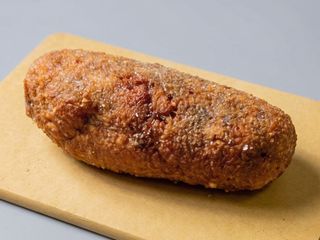 Supplì con radicchio, gorgonzola e noci