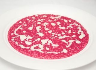 Risotto alla barbabietola rossa 