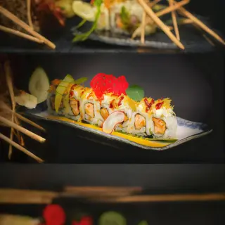 A387 - Uramaki salmon fritto kataifi 8 pezzi