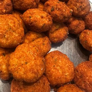 Polpette salmone e verdure 