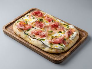 Melanzane, pancetta e ricotta 1/4 di teglia 