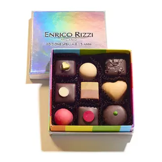Cofanetto regalo 9 praline - Edizione Speciale 15 anni