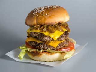 Triplo cheese burger