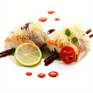 76 Nigiri misto scottato teriyaki 6