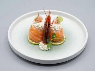 177 Gunkan sake gambero rosso  2 pezzi
