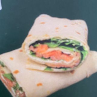 Wrap salmon