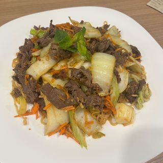N2 Pasta riccia fritta con manzo